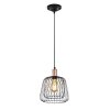 Trio Sanna pendant light copper, black, 1-light source