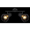 Globo CLASTRA Spotlight black, 2-light sources