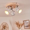 Skodsbol Ceiling Light Light wood, white, 3-light sources