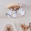 Skodsbol Ceiling Light Light wood, white, 3-light sources