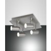 Fabas Luce SPOTTY Ceiling light LED matt nickel, 4-light sources