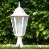 HONGKONG FROST pedestal light white, 1-light source