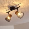 Ceiling Light Grongroft Light wood, black, 2-light sources