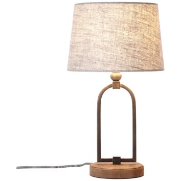 Brilliant SORA Table Lamp beige, 1-light source