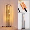YUHIGAOKA Floor Lamp copper, black, 3-light sources