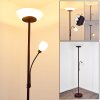 GISMARO Floor Lamp rust-coloured, 3-light sources