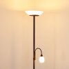 GISMARO Floor Lamp rust-coloured, 3-light sources