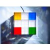 Tecnolumen Cubelight Table lamp LED colourful, clear, 1-light source