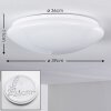 Brighton STAR Ceiling light LED white, 1-light source, Remote control, Colour changer