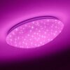Brighton STAR Ceiling light LED white, 1-light source, Remote control, Colour changer