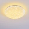 Brighton STAR Ceiling light LED white, 1-light source, Remote control, Colour changer