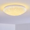 Brighton STAR Ceiling light LED white, 1-light source, Remote control, Colour changer