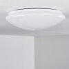 Brighton STAR Ceiling light LED white, 1-light source, Remote control, Colour changer