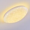 Brighton STAR Ceiling light LED white, 1-light source, Remote control, Colour changer