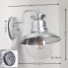 Outdoor Wall Light Sipri silver, 1-light source