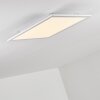 Salmi Ceiling Light LED aluminium, white, 1-light source