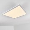 Salmi Ceiling Light LED aluminium, white, 1-light source