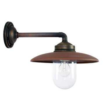 KS Verlichting Palazzo Wall Light bronze, 1-light source