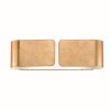 Ideal Lux CLIP Wall Light gold, 2-light sources