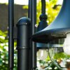 Elgin lamppost black, 3-light sources