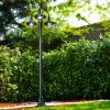 Elgin lamppost black, 3-light sources