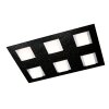 Grossmann BASIC Ceiling Light LED black, 6-light sources