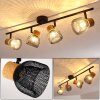 Ceiling Light Grongroft brown, black, 4-light sources