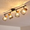 Ceiling Light Grongroft brown, black, 4-light sources
