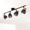 Ceiling Light Grongroft brown, black, 4-light sources