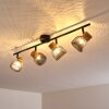 Ceiling Light Grongroft brown, black, 4-light sources