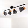 Ceiling Light Grongroft brown, black, 4-light sources