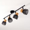 Ceiling Light Grongroft brown, black, 4-light sources