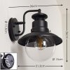 SIPRI Outdoor Wall Light black, 1-light source