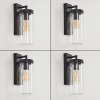 Alegcirasn Outdoor Wall Light black, 1-light source