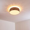 TIBURE Ceiling light matt nickel, 6-light sources