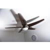 Globo FABIOLA fan stainless steel, matt nickel, 1-light source, Remote control