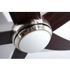 Globo FABIOLA fan stainless steel, matt nickel, 1-light source, Remote control