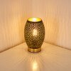 Table Lamp Saksborg black-gold, 1-light source