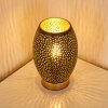 Table Lamp Saksborg black-gold, 1-light source