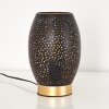 Table Lamp Saksborg black-gold, 1-light source