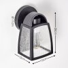 Trosa Outdoor Wall Light black, 1-light source