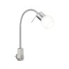 Trio-Leuchten Fred Wall Light LED matt nickel, 1-light source