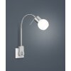 Trio-Leuchten Fred Wall Light LED matt nickel, 1-light source
