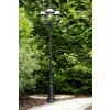 Konstsmide PARMA lamppost black, 3-light sources