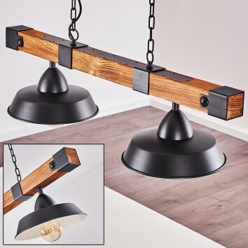 Corippo Pendant Light brown, black, 2-light sources