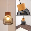 Pendant Light Grongroft brown, black, 1-light source
