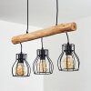Pendant Light Gondo brown, black, 3-light sources