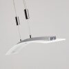 Delaware Pendant Light LED silver, 1-light source