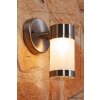 Konstsmide wall light stainless steel, 1-light source