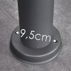 GABORONE path light anthracite, 1-light source, Motion sensor